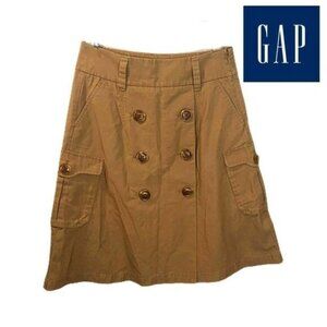 GAP Women's Cargo Double‎ Breasted Styled Skirt